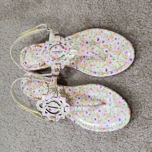 Girls flowery sandals